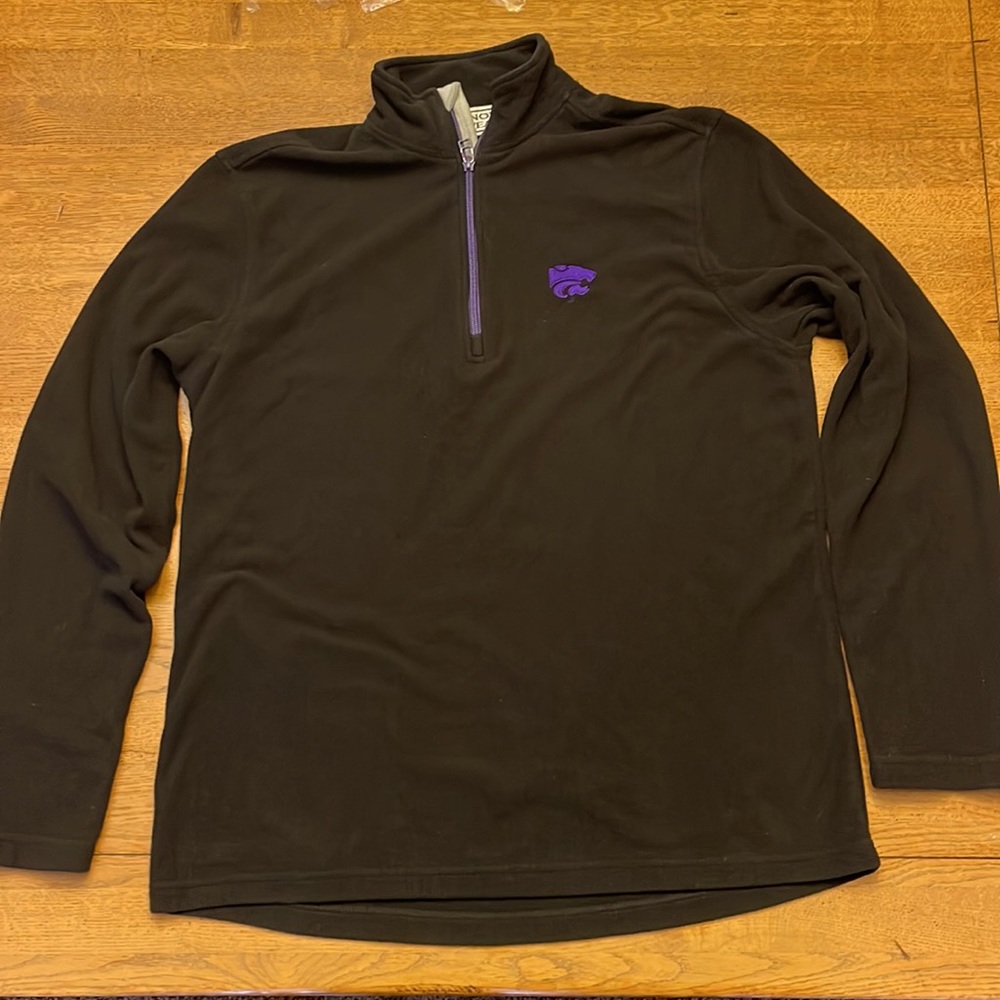 Know Wear Medium Kansas State Black Fleece Pullover